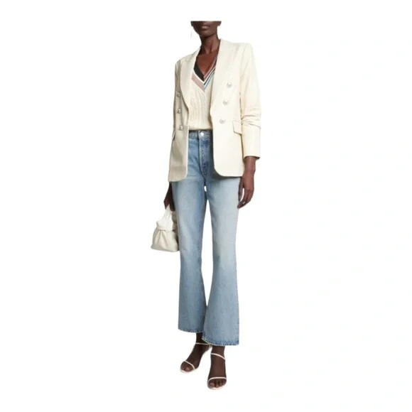 Veronica Beard Beacon Dickey Jacket Ecru NWT